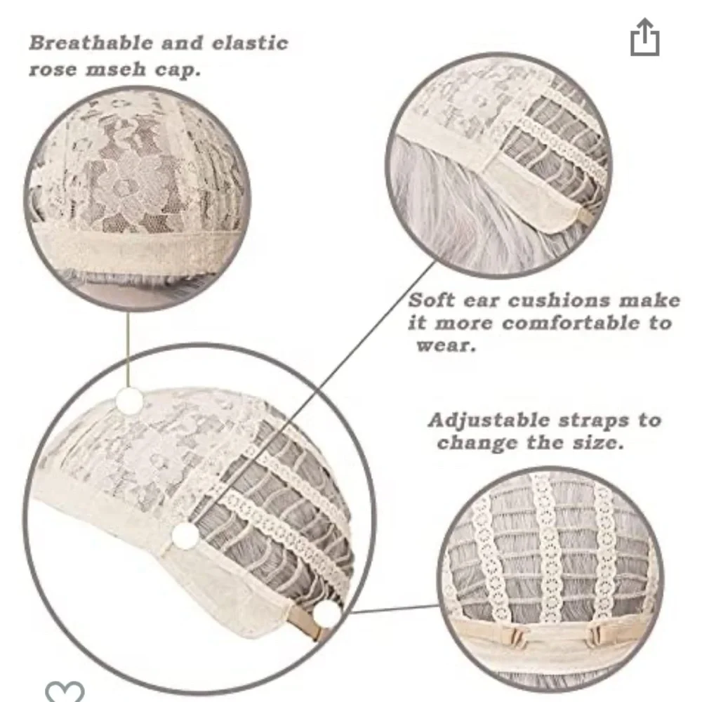 ‼️SALE‼️ NWT Silver wig ✨ - Picture 8 of 14